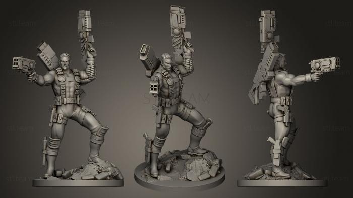 Cable statue